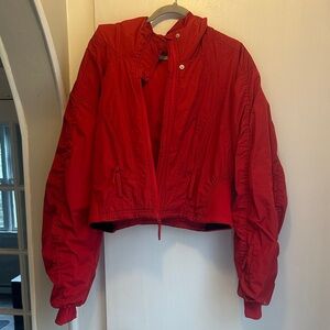 Red Women's Cropped Ski Jacket- FP Movement